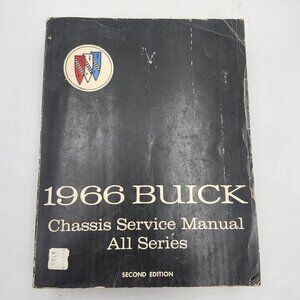 1966 Buick Chassis Service Manual All Series 2nd Edition